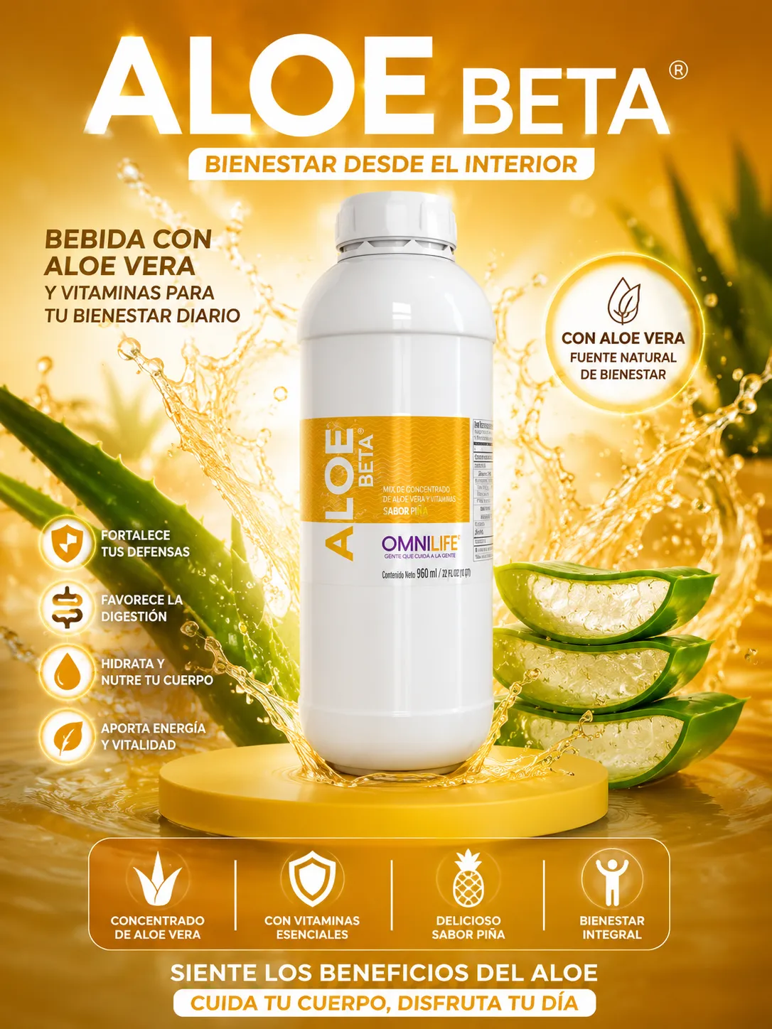 Control de peso con aloe beta